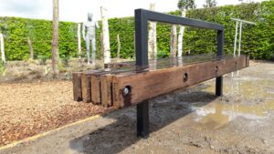 Bank tuin Ver-bin-ding bamboehout