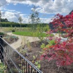 landschapstuin bij strakke villa